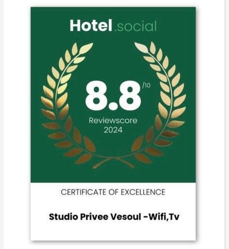 Studio privée Vesoul -Wifi Exterior foto
